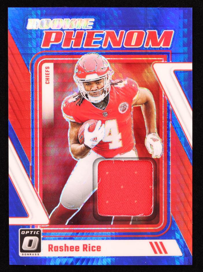 2023 Donruss Optic Football Blue Hyper Rashee Rice #RP-RR PSA 9