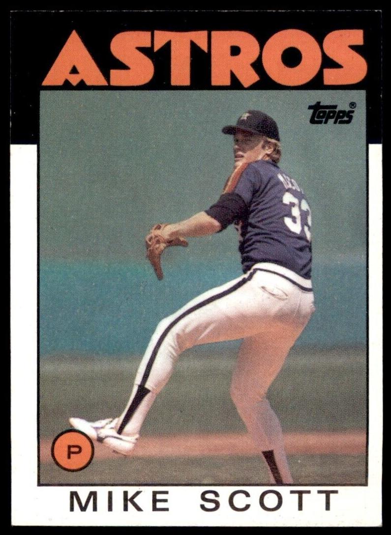 1986 Topps Baseball Mike Scott #268