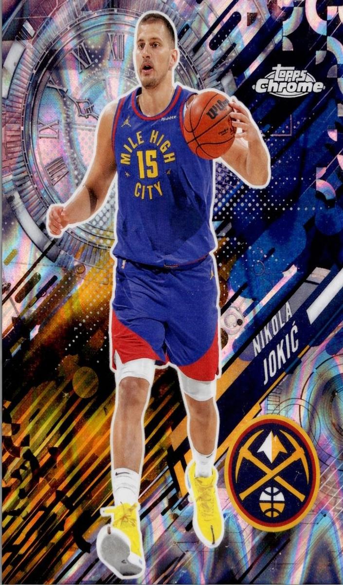2025 Topps Chrome Basketball RayWave Refractor Nikola Jokic #GT-9