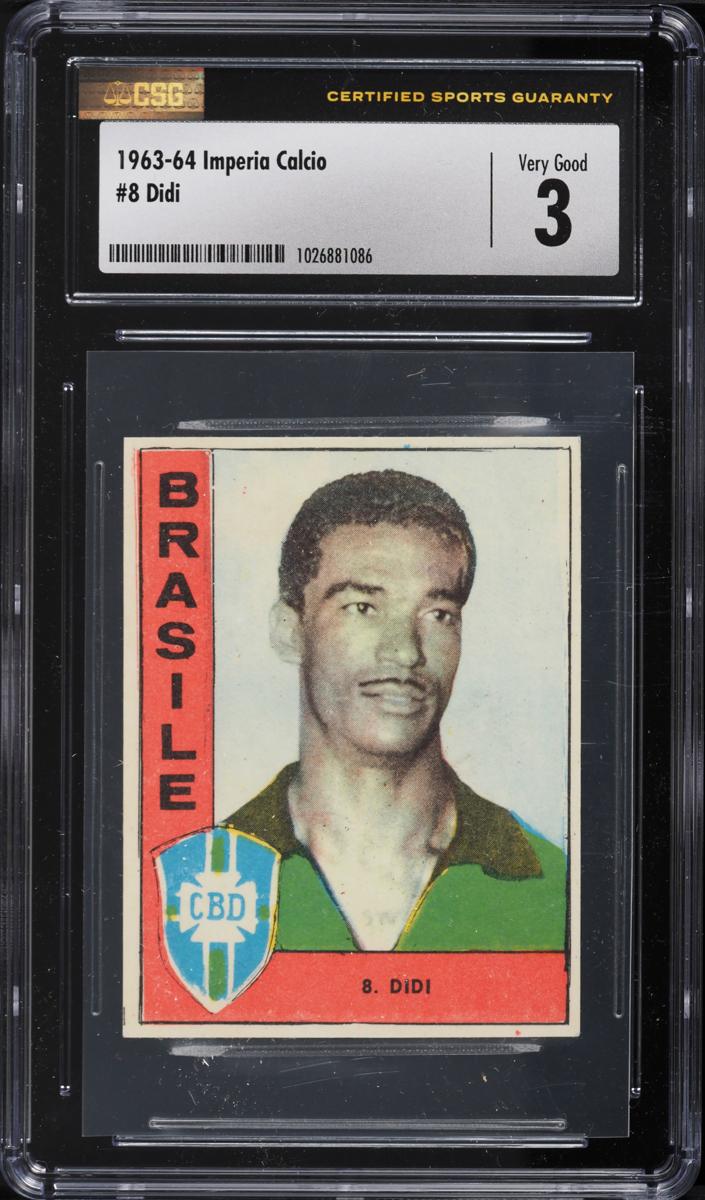 1963 Imperia Calciatori Calcio 63-64 Soccer Didi #8 CGC 2.5