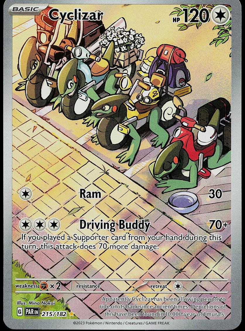 2023 Pokemon Scarlet & Violet Paradox Rift Cyclizar #215
