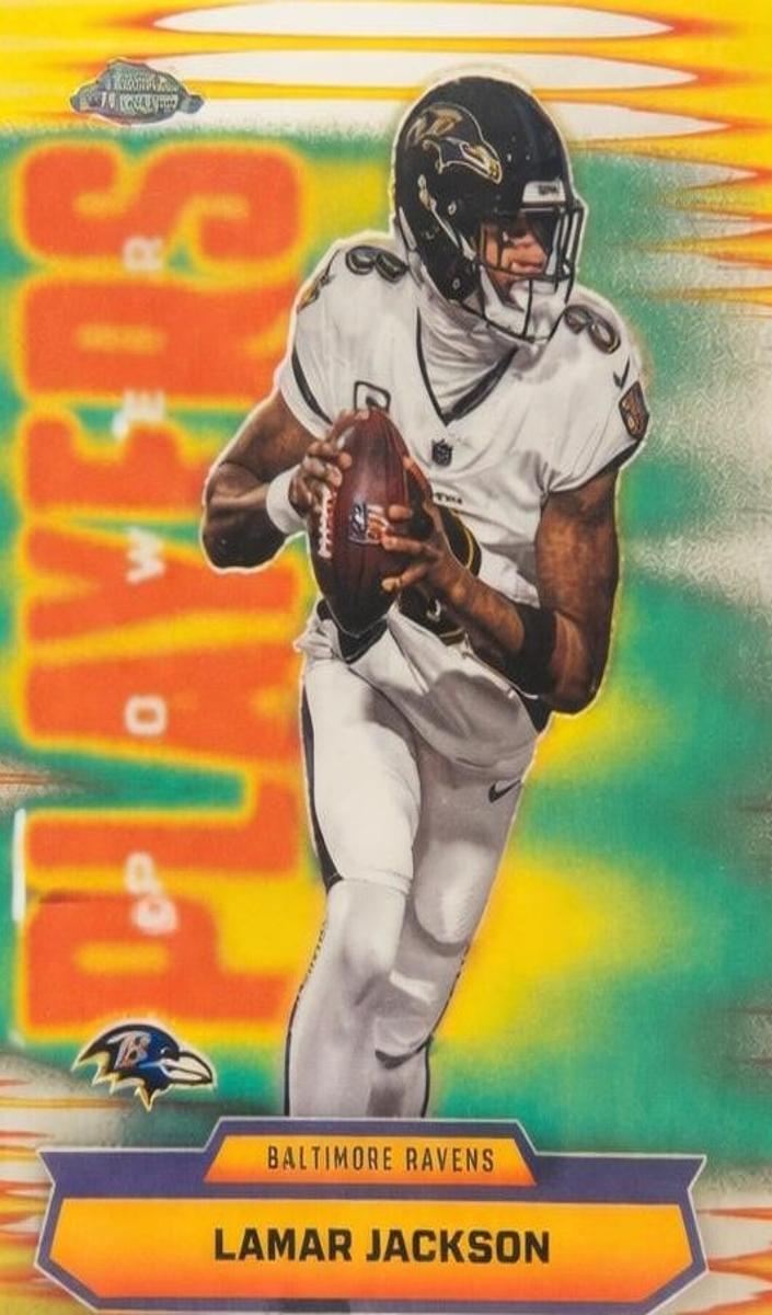 2025 Topps Chrome Football Lamar Jackson #PP-1