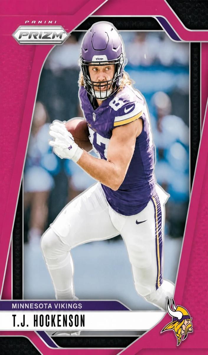 2024 Panini Prizm Football Pink T.J. Hockenson #188