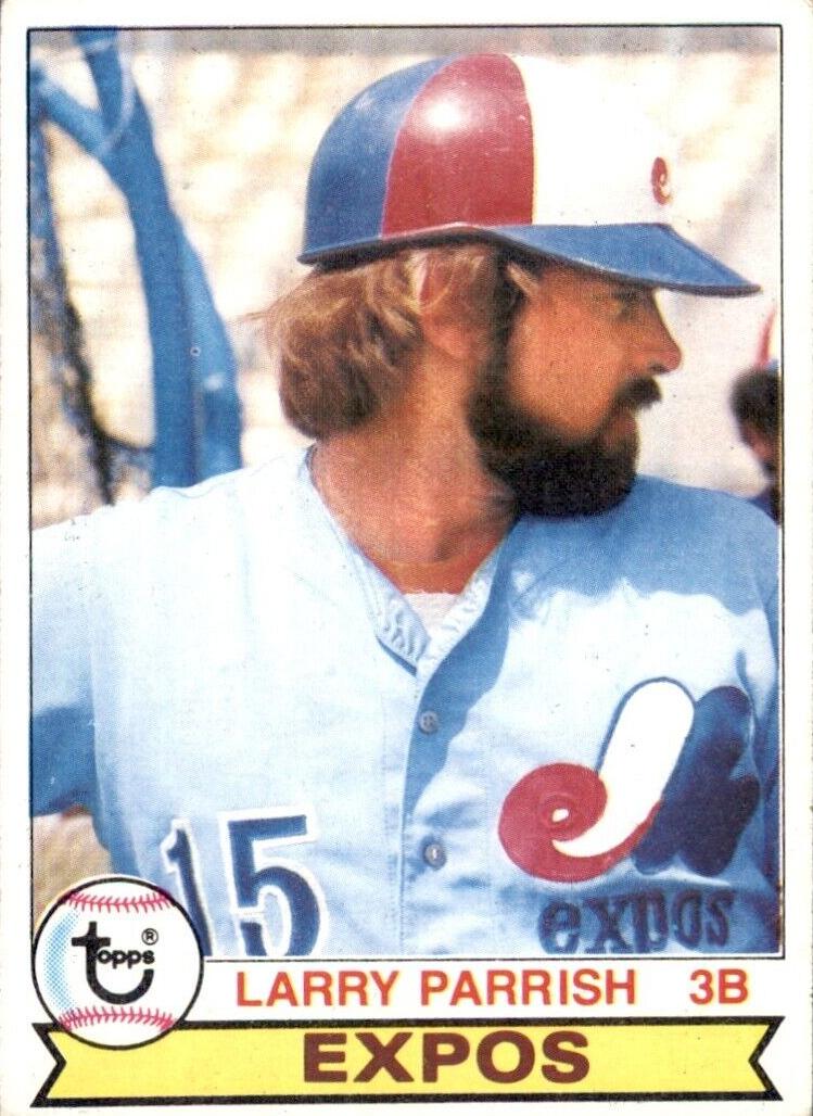 1979 Topps Baseball Larry Parrish #677 PSA 8