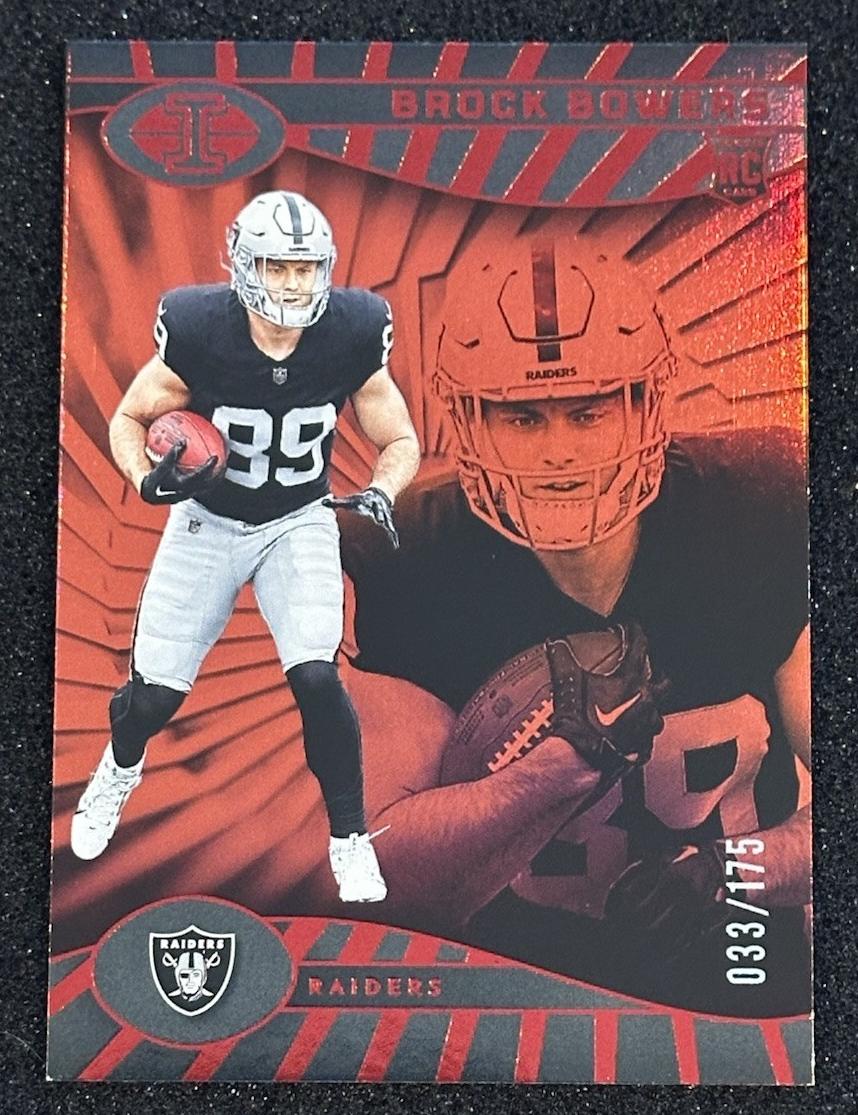 2024 Panini Illusions Football Red Trophy Collection Brock Bowers #47