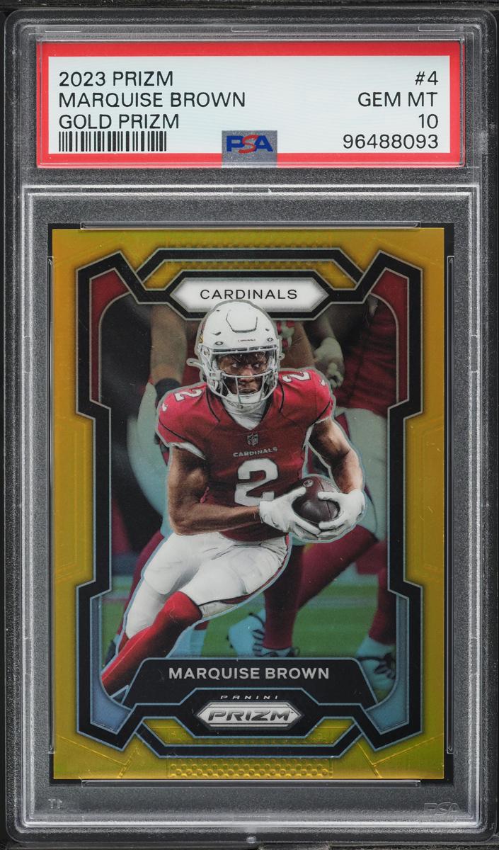 2023 Panini Prizm Football Gold Marquise Brown #4