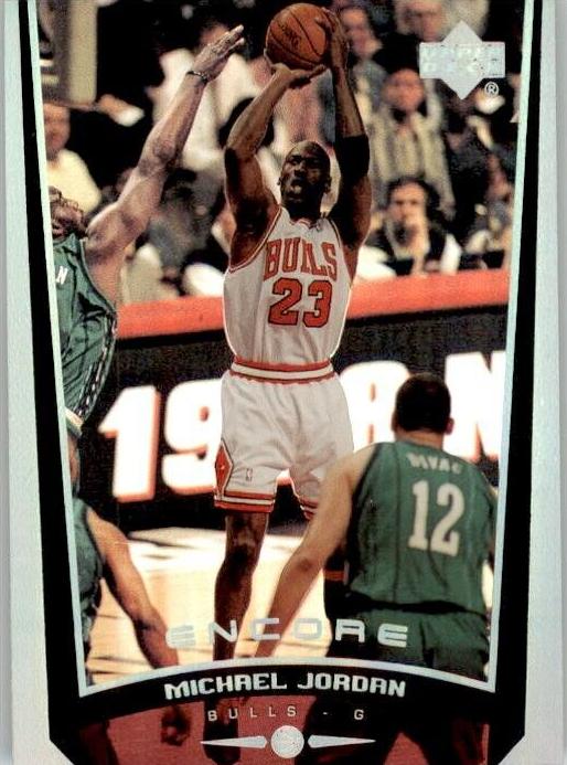 1998 Upper Deck Encore Basketball Michael Jordan #93 PSA 9