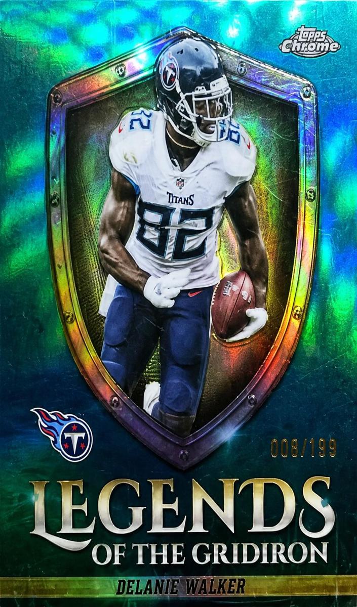 2025 Topps Chrome Football Aqua Refractor Delanie Walker #LOG-30