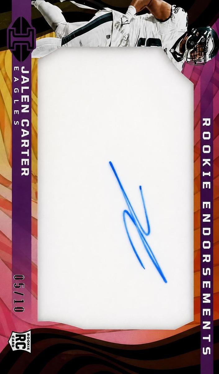 2023 Panini Illusions Football Purple Jalen Carter #RE-JCR