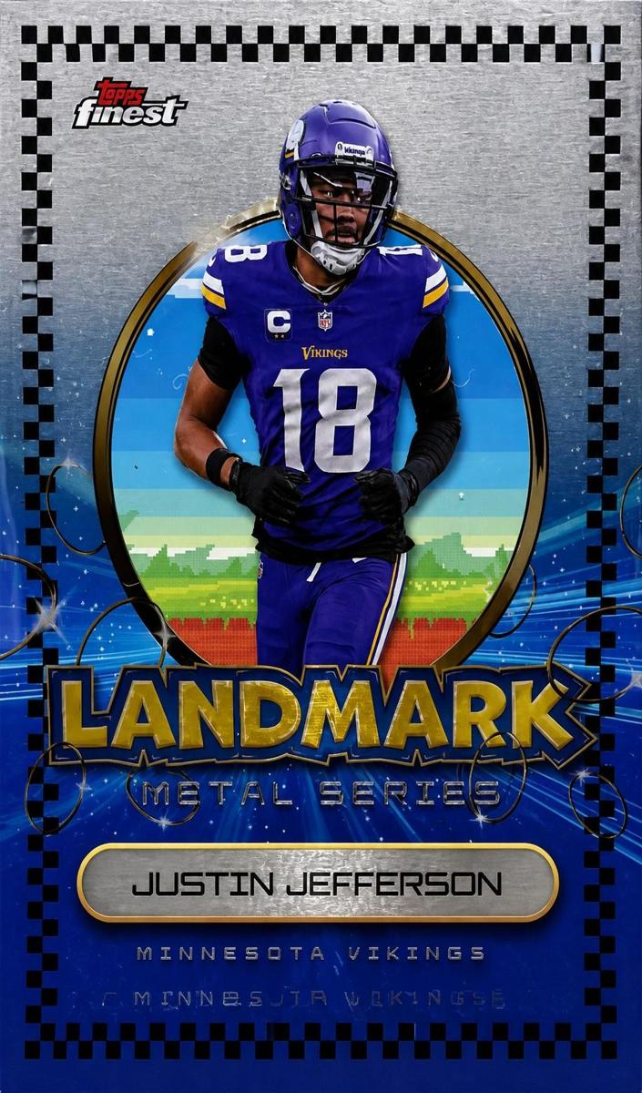2025 Topps Finest Football Justin Jefferson #LMS-16