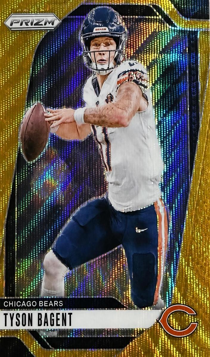 2024 Panini Prizm Football Gold Wave Tyson Bagent #46
