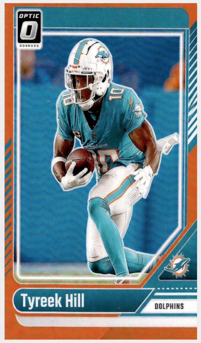 2024 Donruss Optic Football Orange Tyreek Hill #123