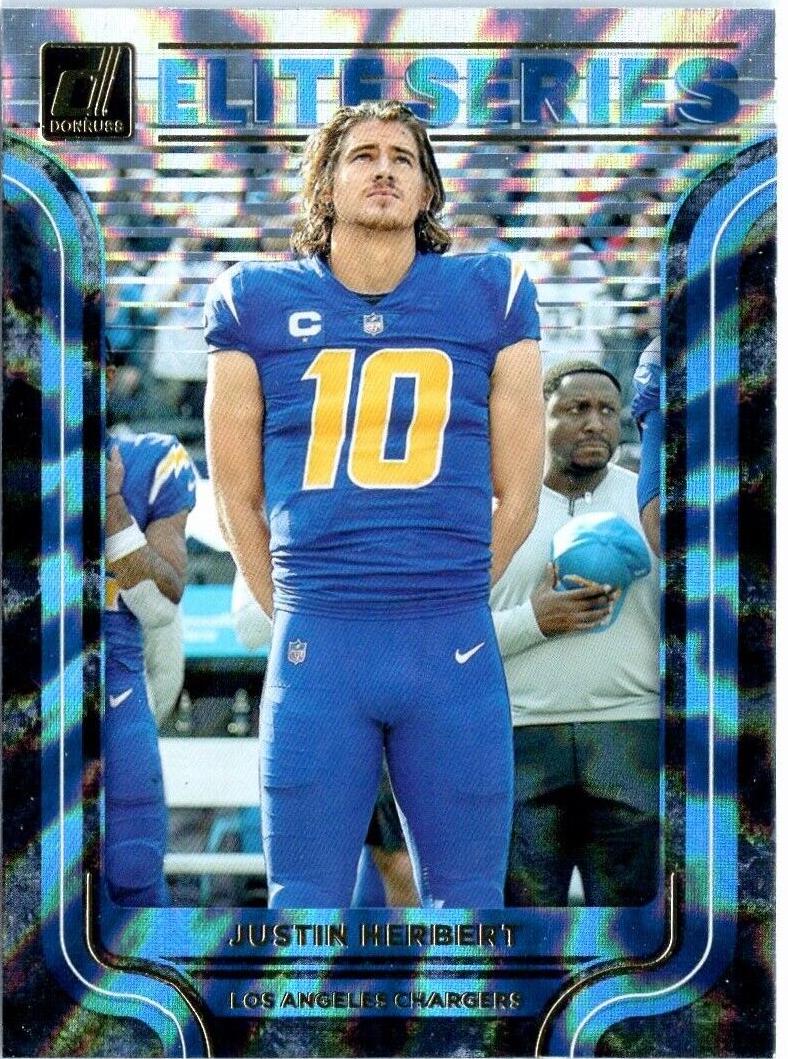 2022 Panini Donruss Football Justin Herbert #ES-11 PSA 9