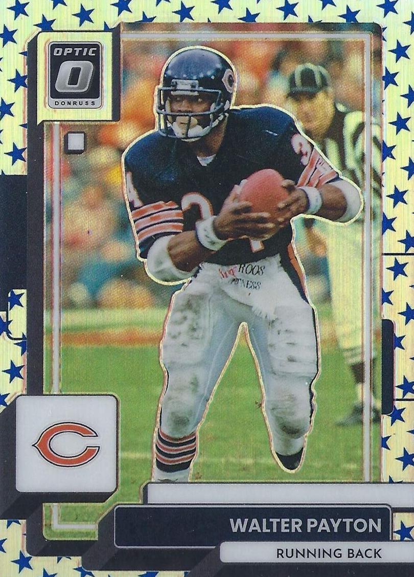 2022 Donruss Optic Football Blue Walter Payton #38