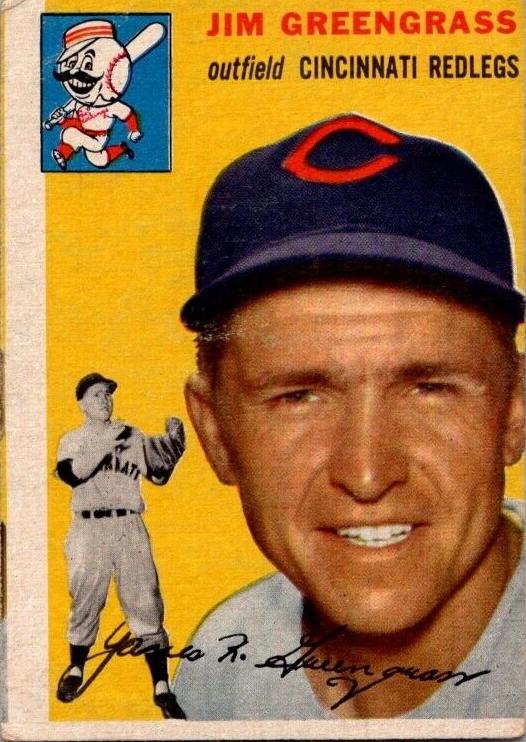 1954 Topps Baseball Jim Greengrass #22 PSA 6