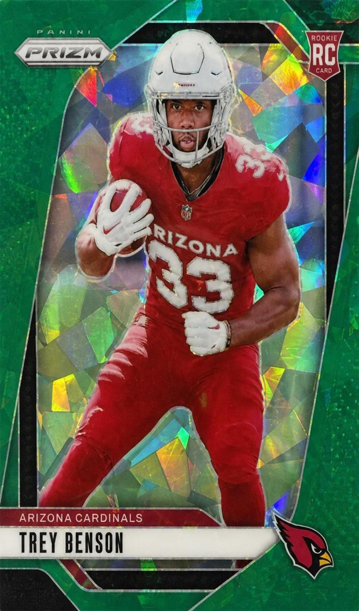 2024 Panini Prizm Football Green Ice Trey Benson #392