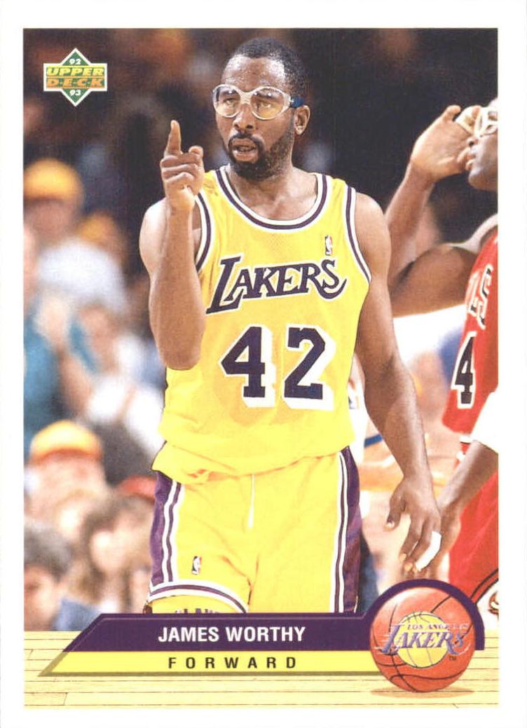 1992 Upper Deck Basketball James Worthy #La10 PSA 9