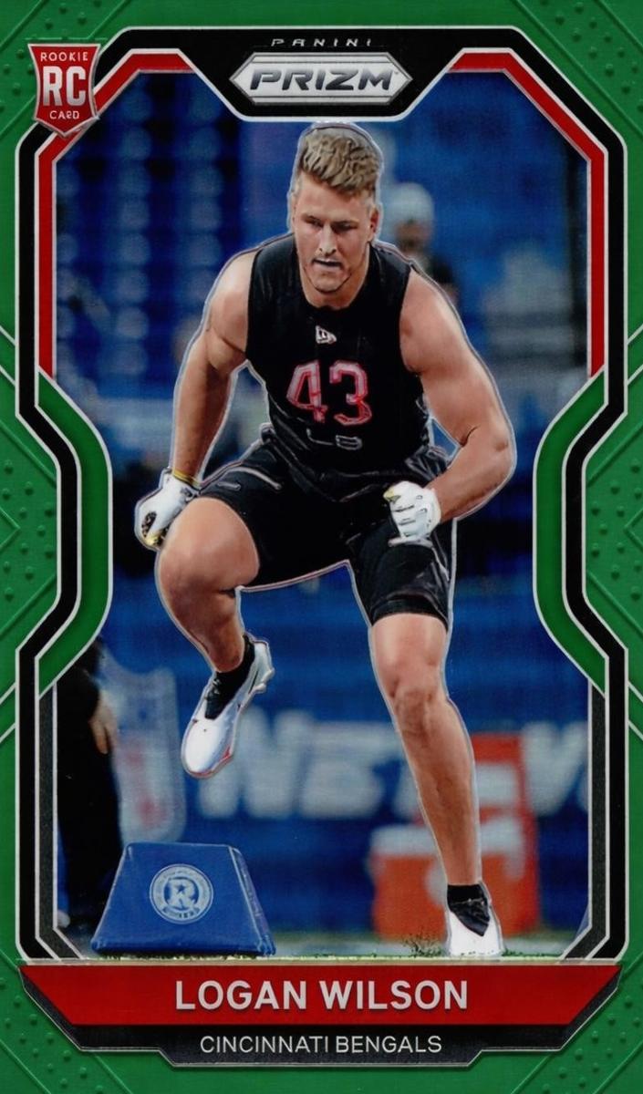 2020 Panini Prizm Football Green Logan Wilson #309
