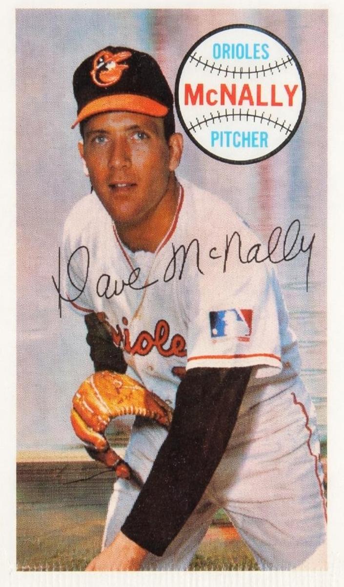 1970 Kellogg's Baseball Dave McNally #14 PSA 9