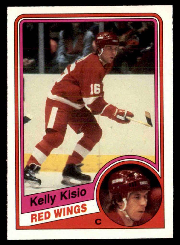 1984 O-Pee-Chee Hockey Kelly Kisio #56 PSA 8.5