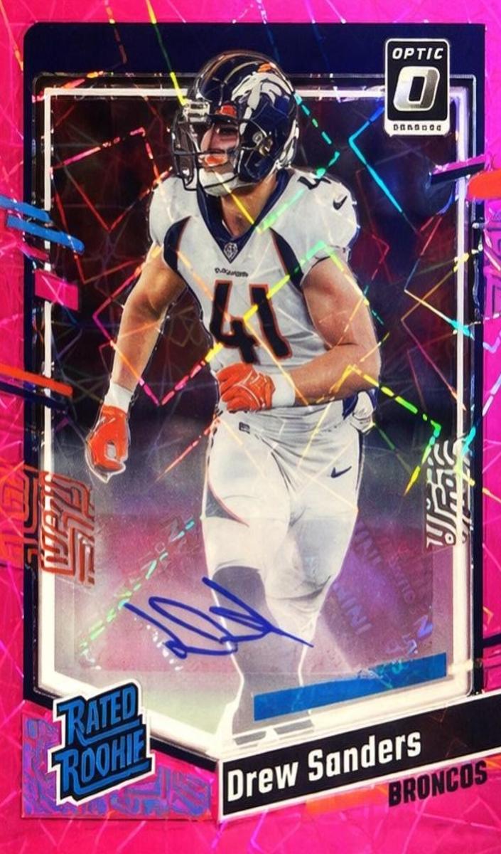 2023 Donruss Optic Football Pink Velocity Drew Sanders #230