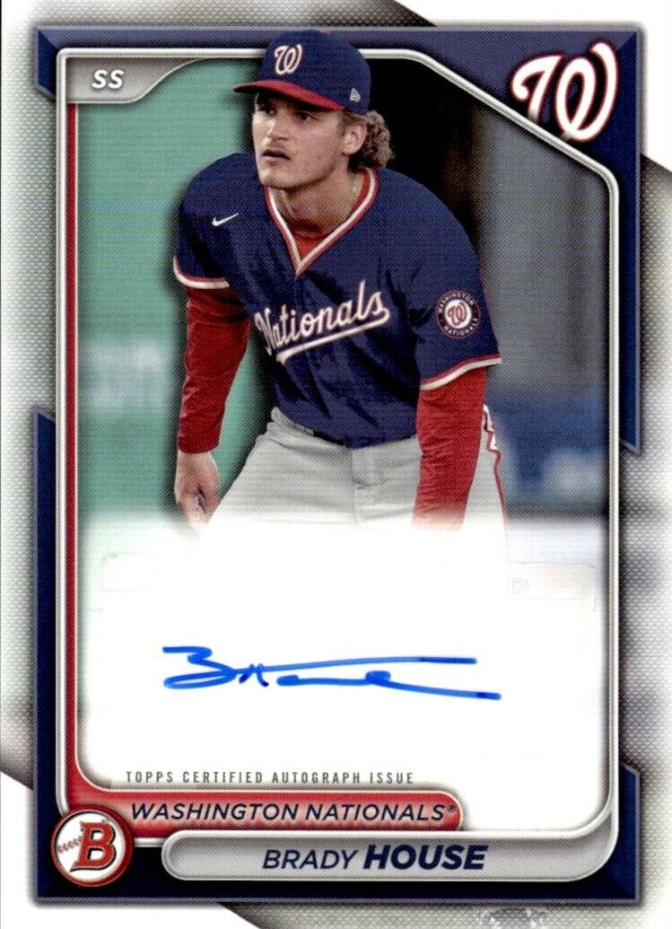 2024 Bowman Baseball Brady House #PPRA-BHO PSA 10