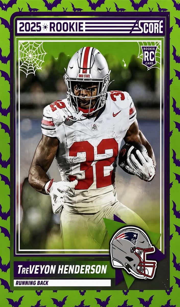 2025 Panini Score Football Bats TreVeyon Henderson #59