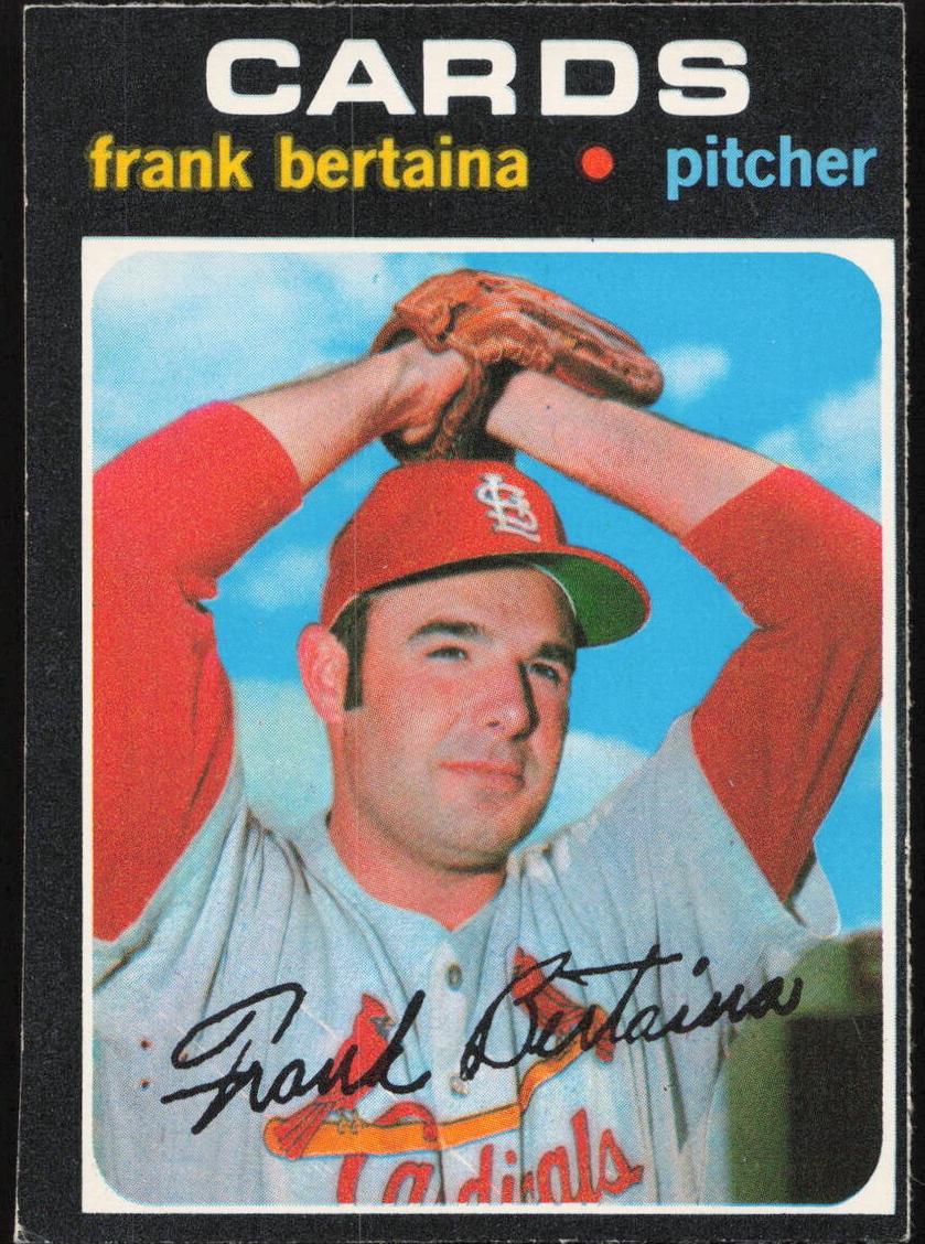 1971 O-Pee-Chee Baseball Frank Bertaina #422