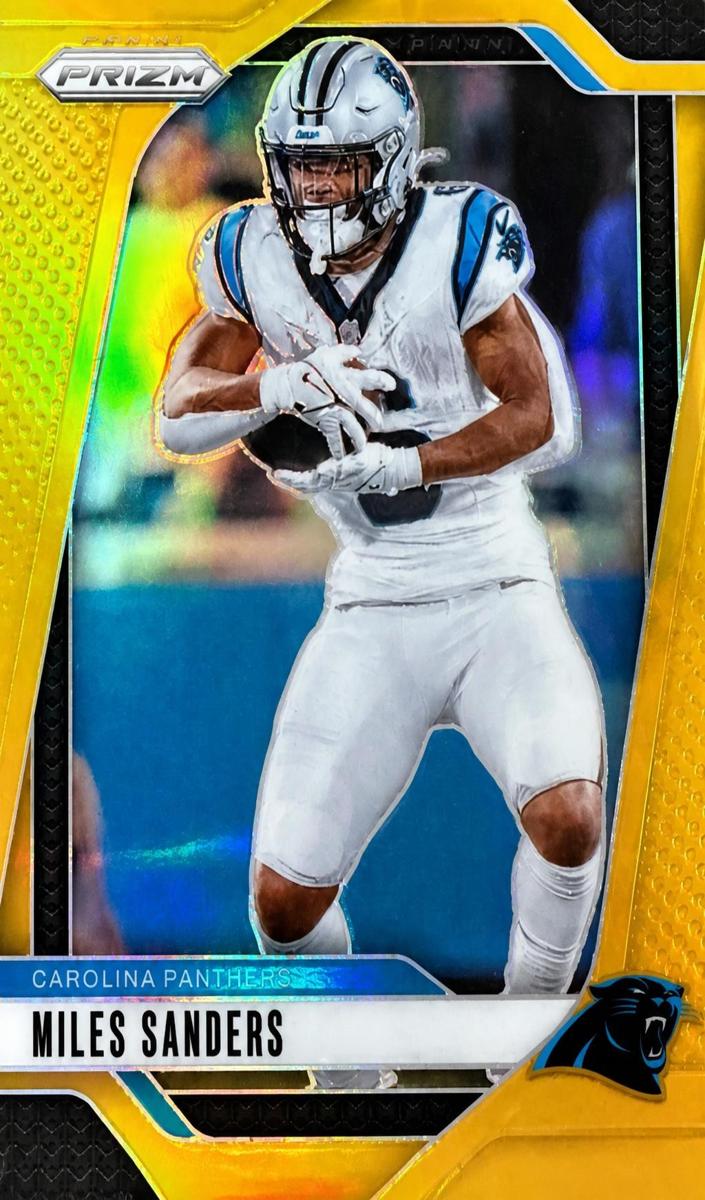 2024 Panini Prizm Football Gold Miles Sanders #38