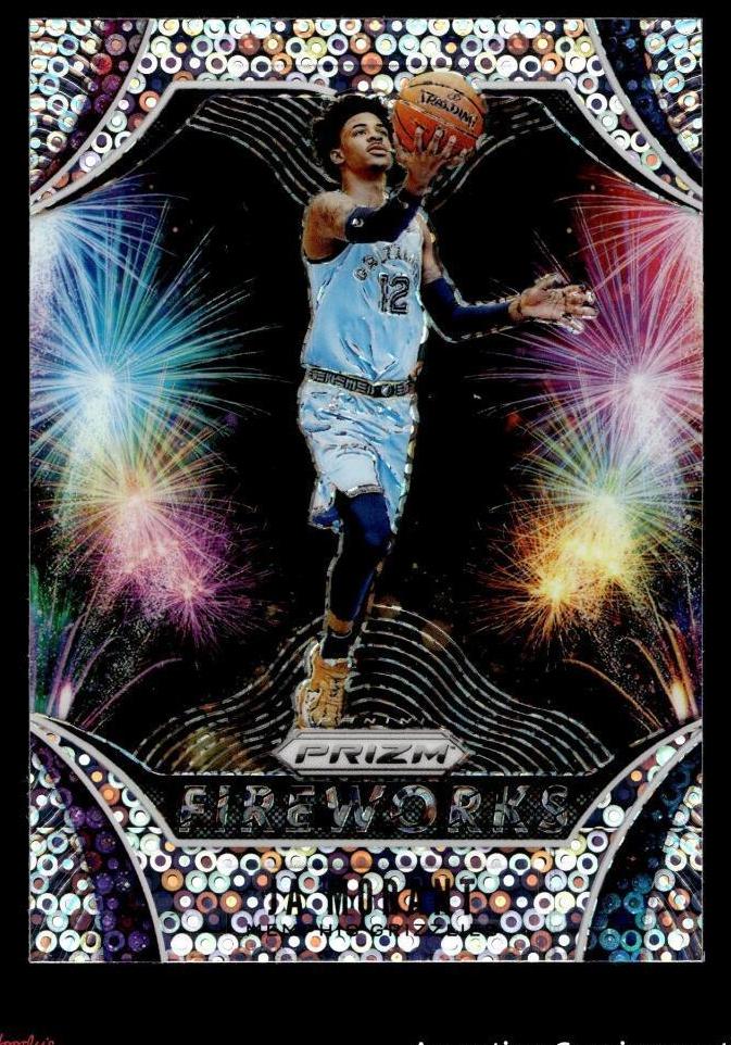 2019 Panini Prizm Basketball Fast Break Prizm Ja Morant #28