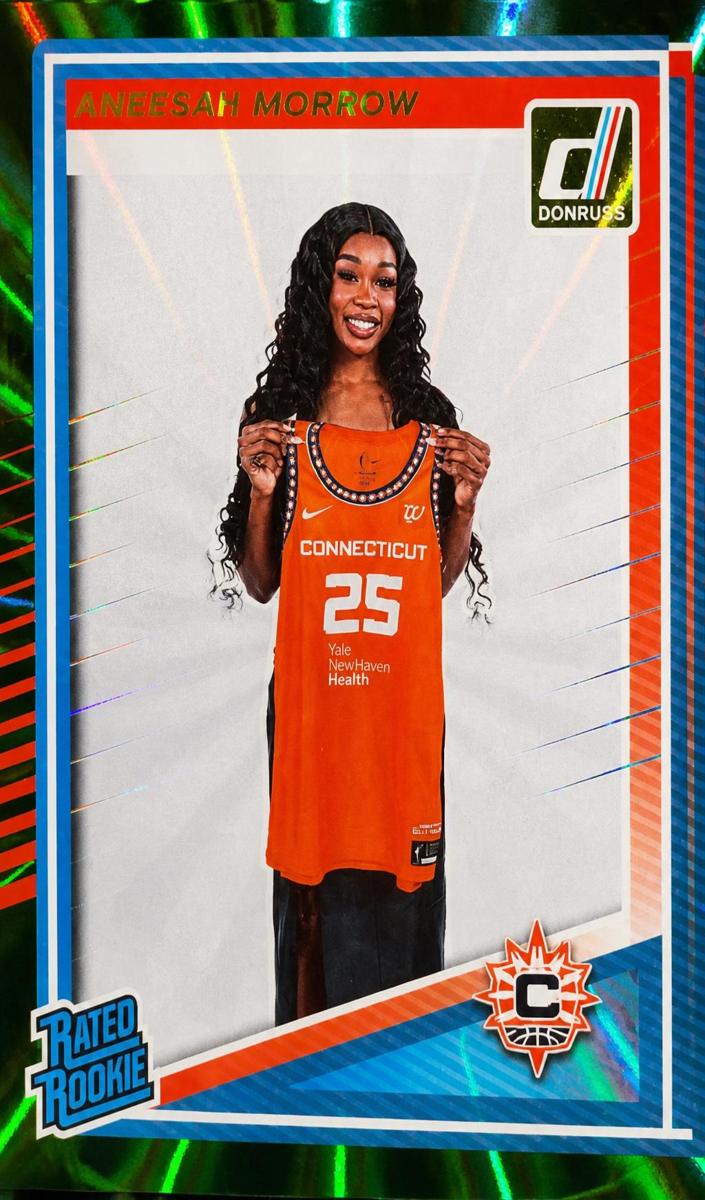 2025 Panini Donruss WNBA Basketball Green Laser Aneesah Morrow #99