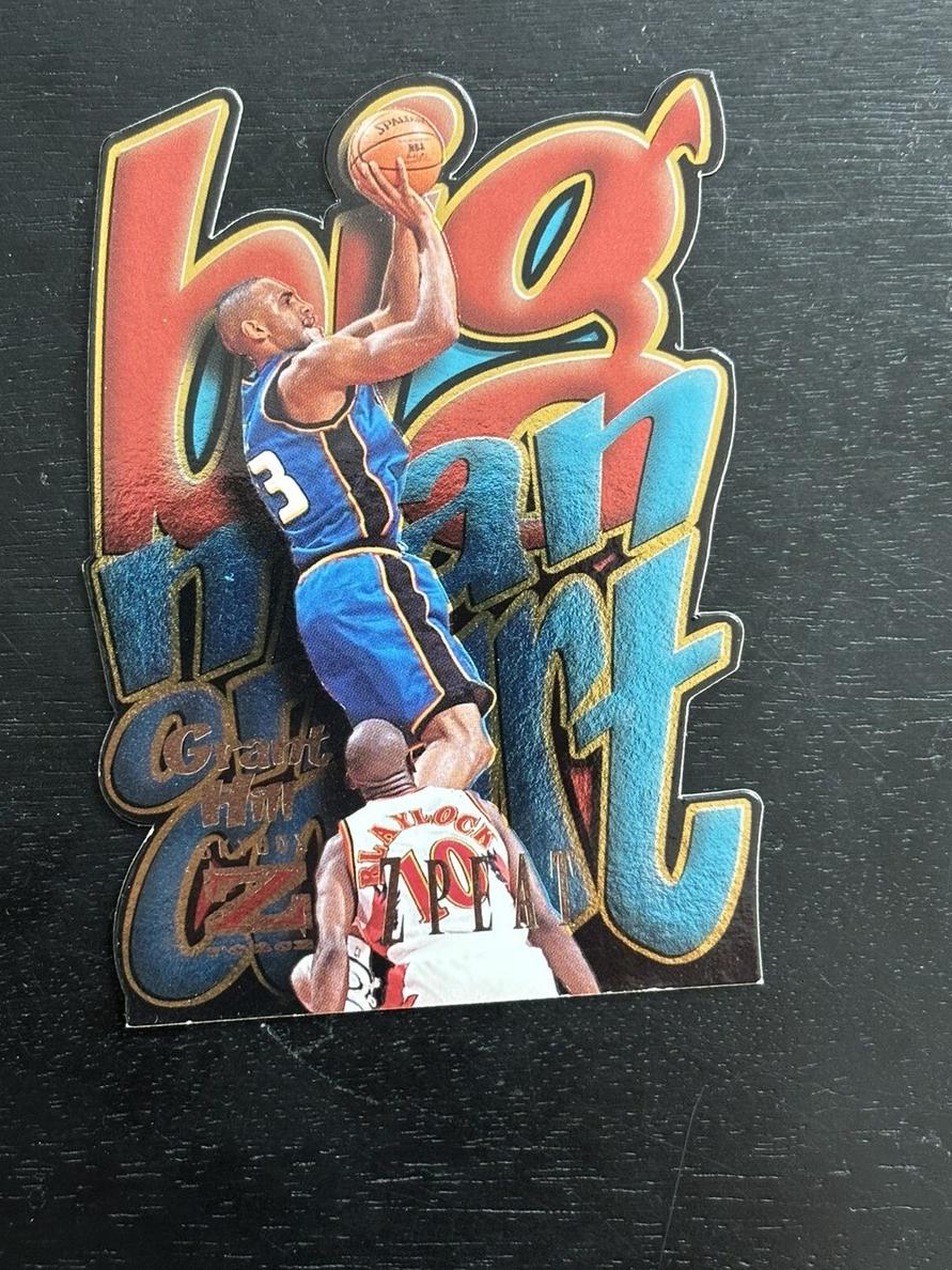 1996 Skybox Z-Force Basketball Z-Peat Grant Hill #3 PSA 9