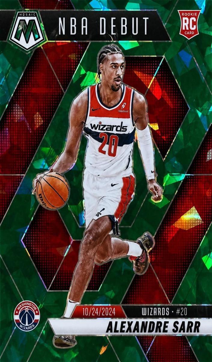 2024 Panini Mosaic Basketball Green Ice Alexandre Sarr #254