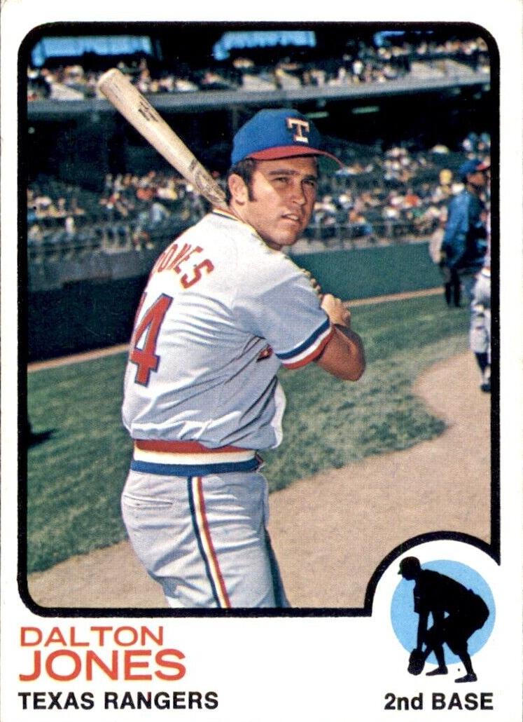 1973 Topps Baseball Dalton Jones #512 PSA 9
