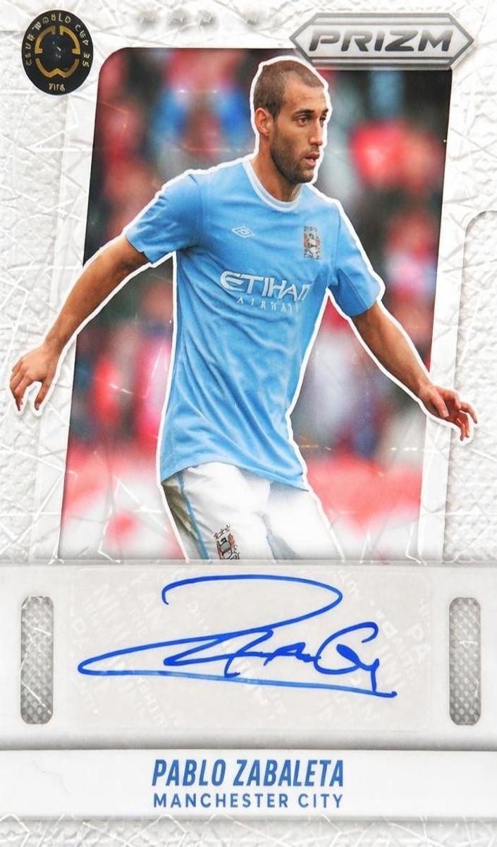 2025 Panini Prizm FIFA Club World Cup Soccer Pablo Zabaleta #FA-PZ