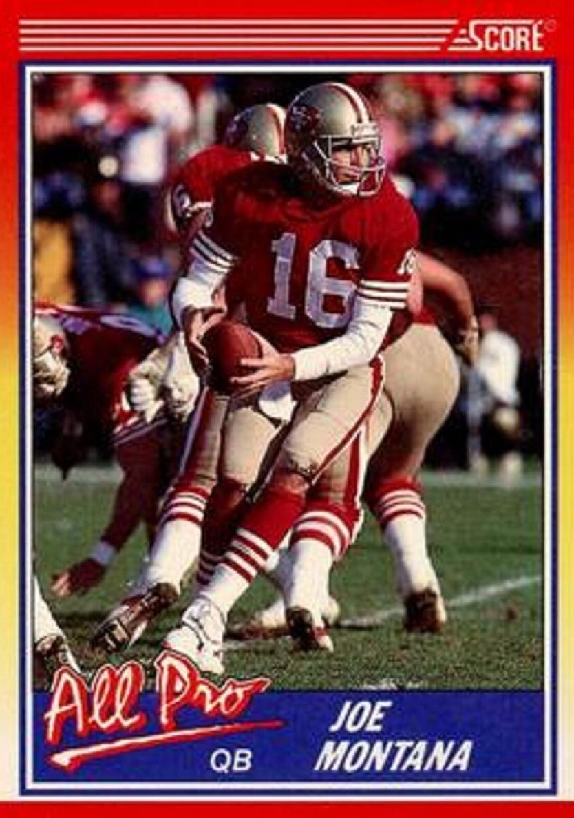 1990 Score Football Joe Montana #582