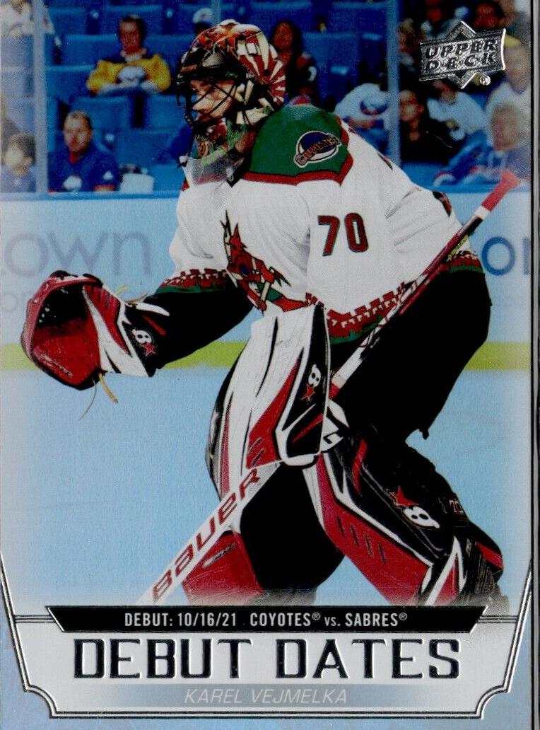 2022 Upper Deck Hockey Karel Vejmelka #DD-16 PSA 10