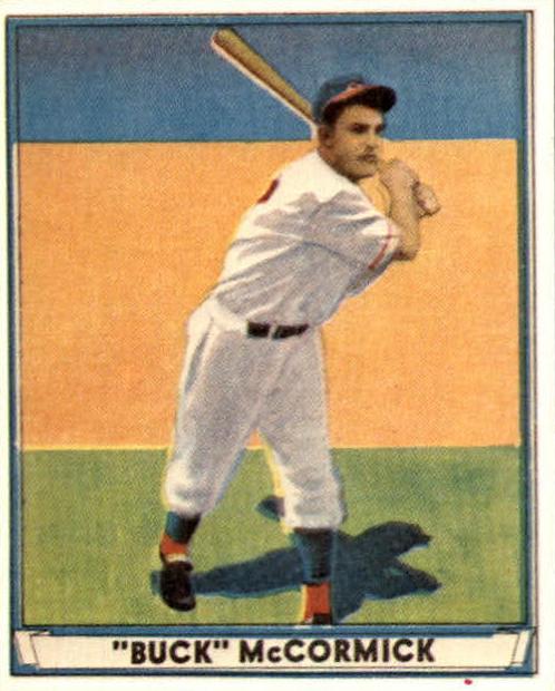 1941 Play Ball Baseball null Buck McCormick #5 PSA 5.5