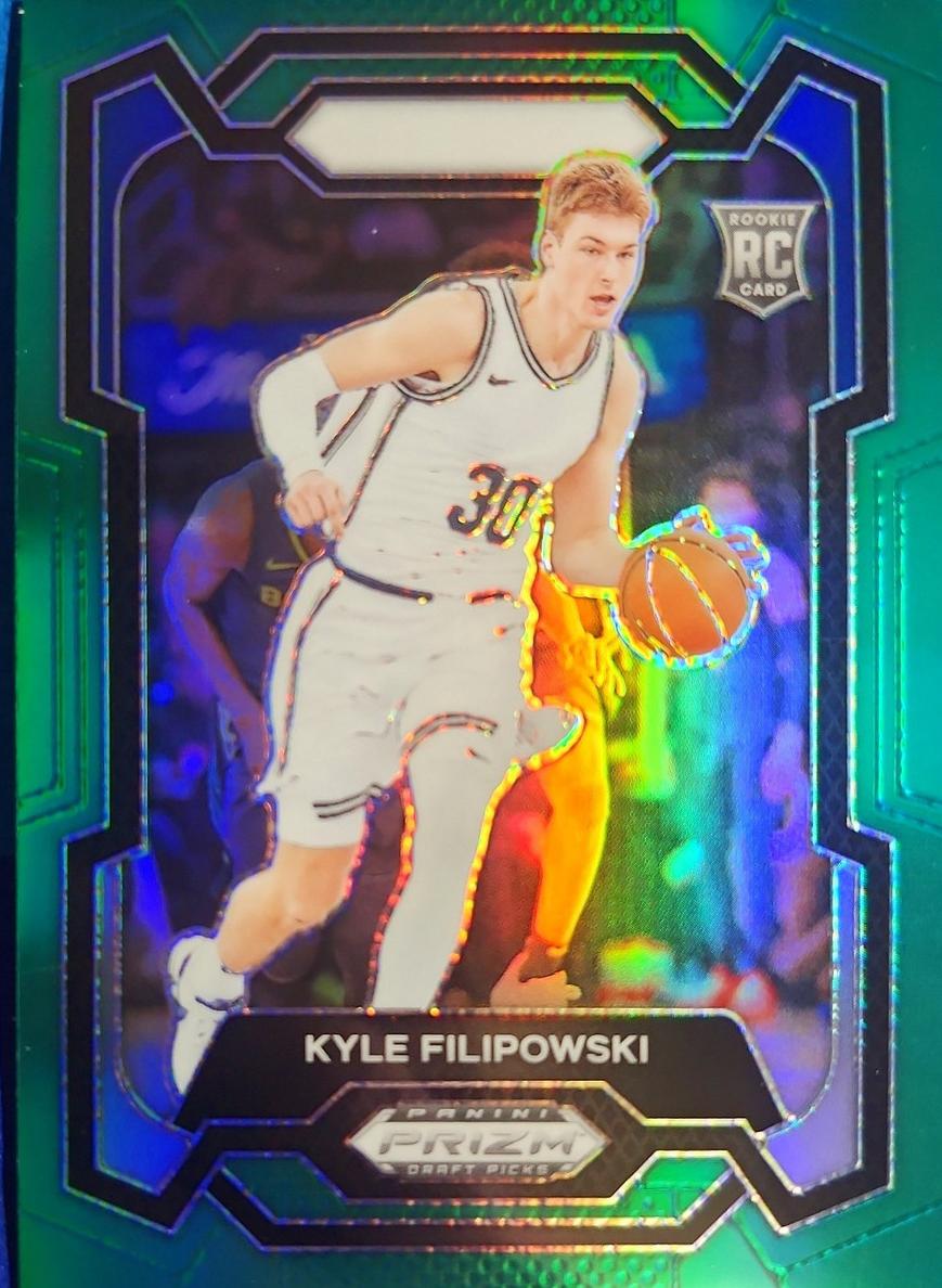 2024 Panini Prizm Draft Picks Basketball Green Kyle Filipowski #28