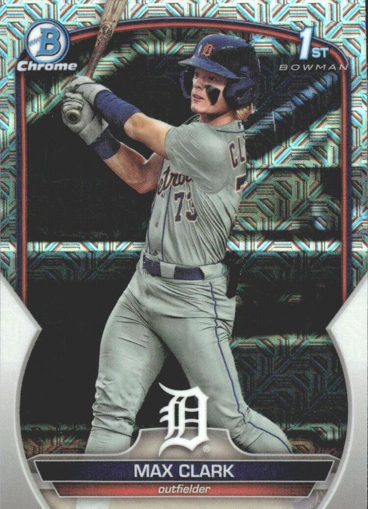 2023 Bowman Draft Chrome Baseball Refractor Max Clark #BDC-76 RAW Ungraded
