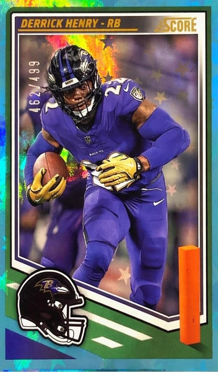 2025 Panini Score Football Stars Derrick Henry #204