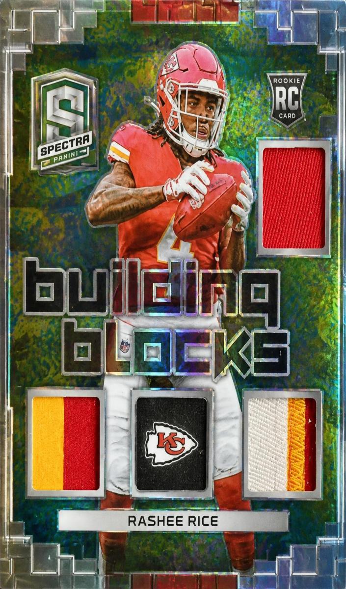 2023 Panini Spectra Football Neon Splatter Rashee Rice #BBL-RRI