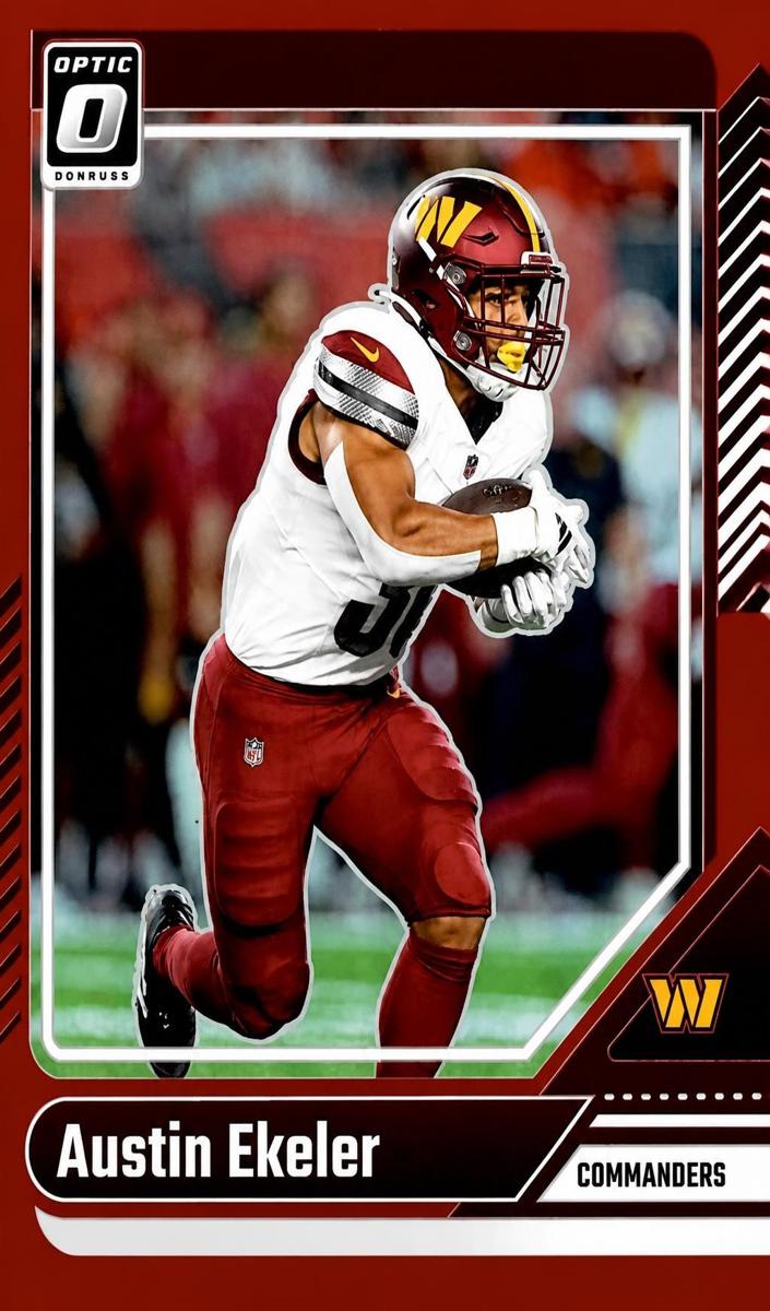 2024 Donruss Optic Football Red Austin Ekeler #198