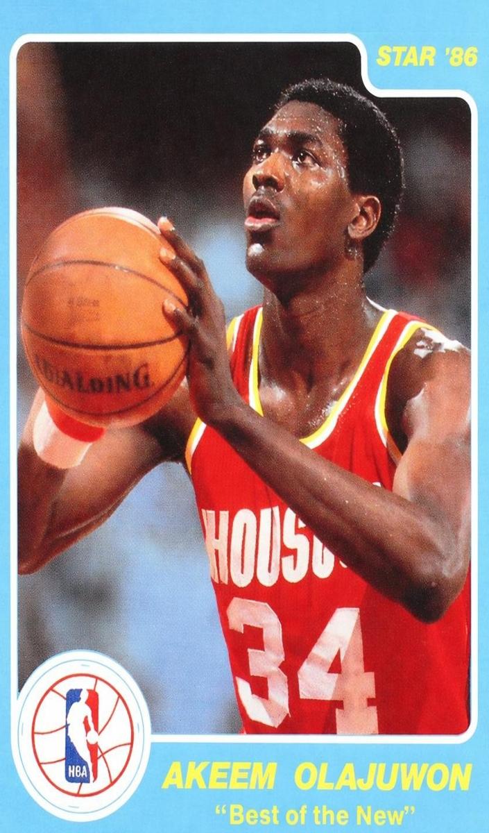 1986 Star Basketball Hakeem Olajuwon #3