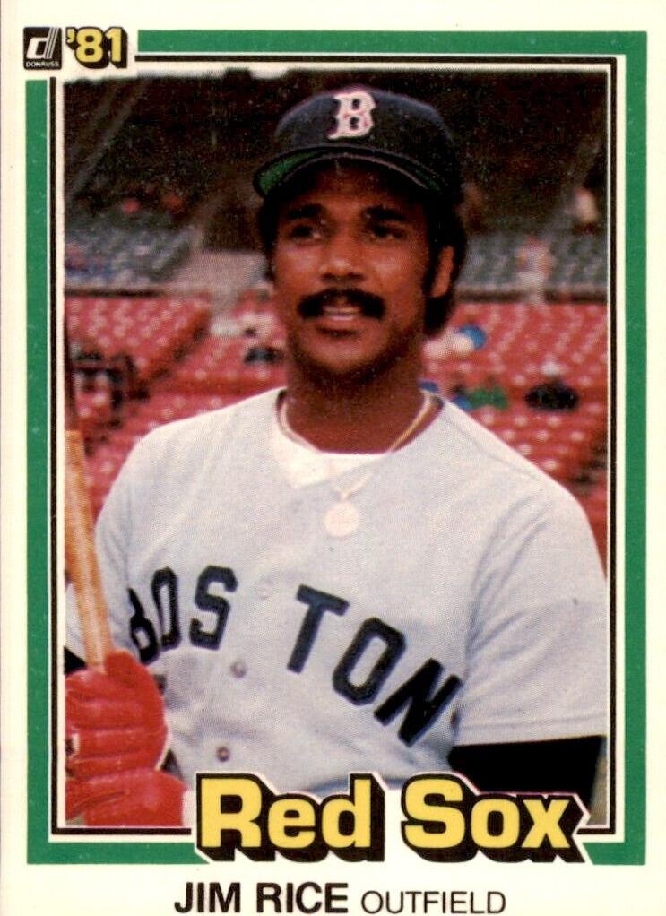 1981 Donruss Baseball Jim Rice #338 PSA 9