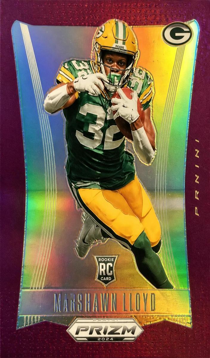 2024 Panini Prizm Deca Football Purple MarShawn Lloyd #115
