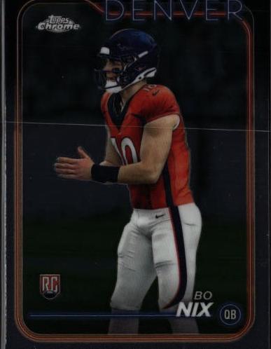 2024 Topps Chrome Football Bo Nix #206