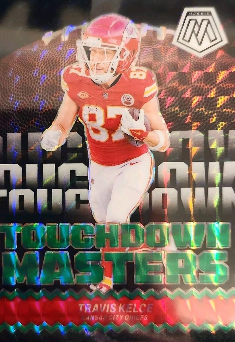 2024 Panini Mosaic Football Green Travis Kelce #TM-TKE