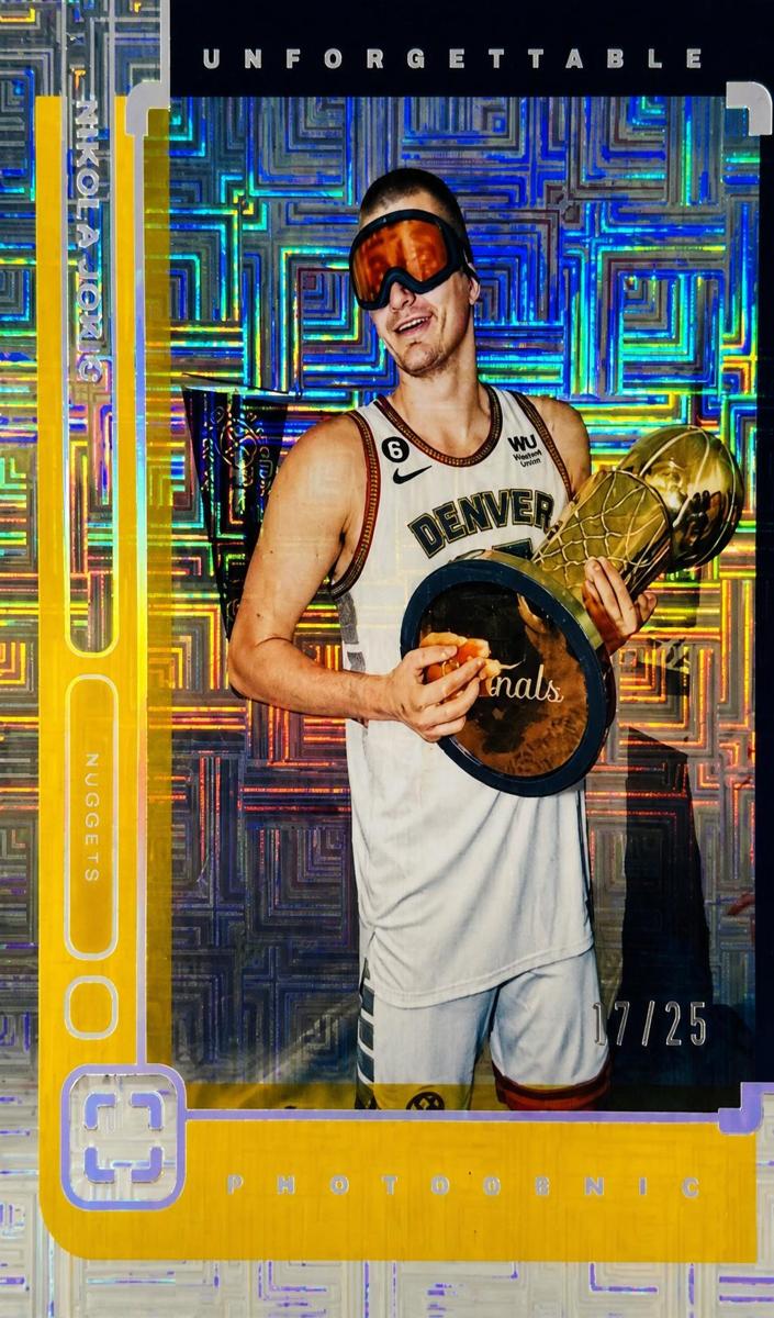 2023 Panini PhotoGenic Basketball Maze Nikola Jokic #4