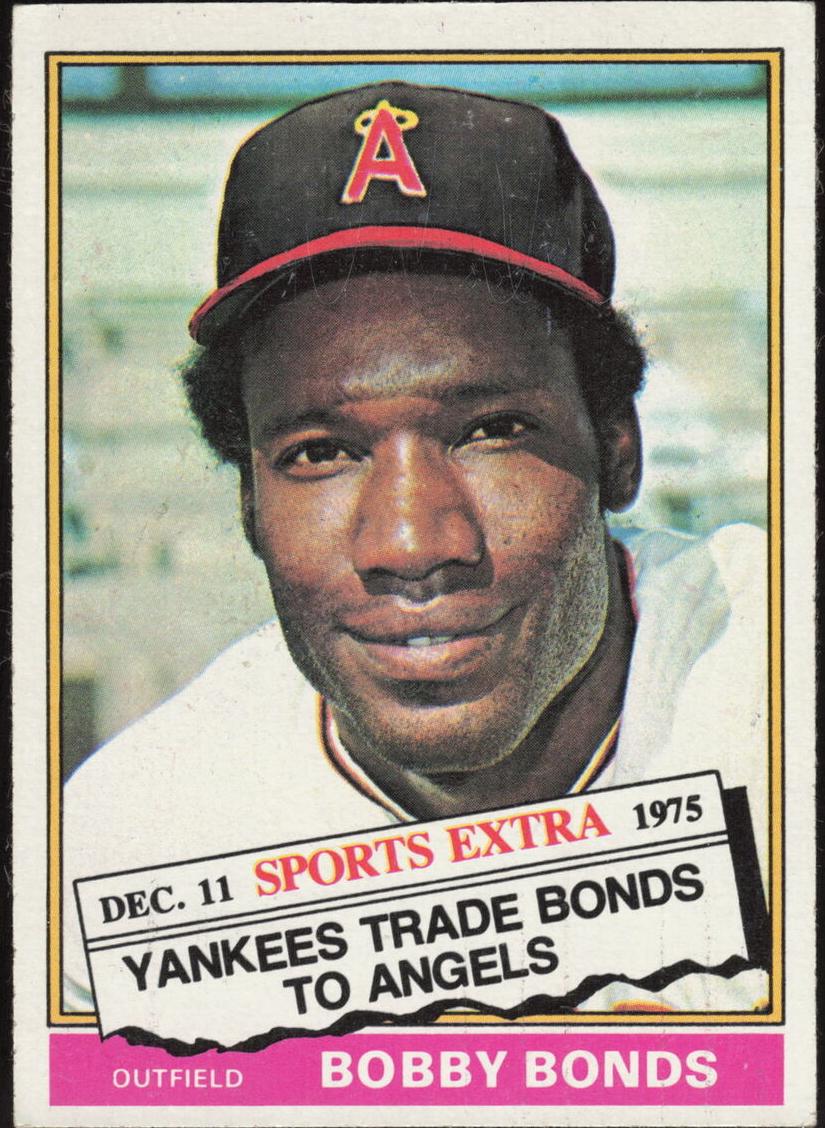1976 Topps Traded Baseball Bobby Bonds #380T